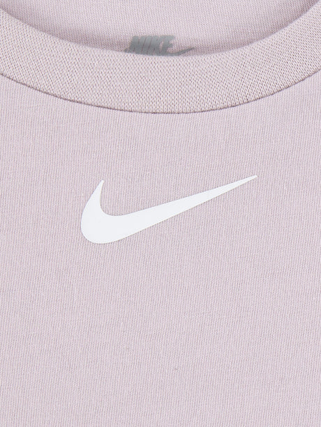 Nike Girls Cozy Graphic T-Shirt in Purple