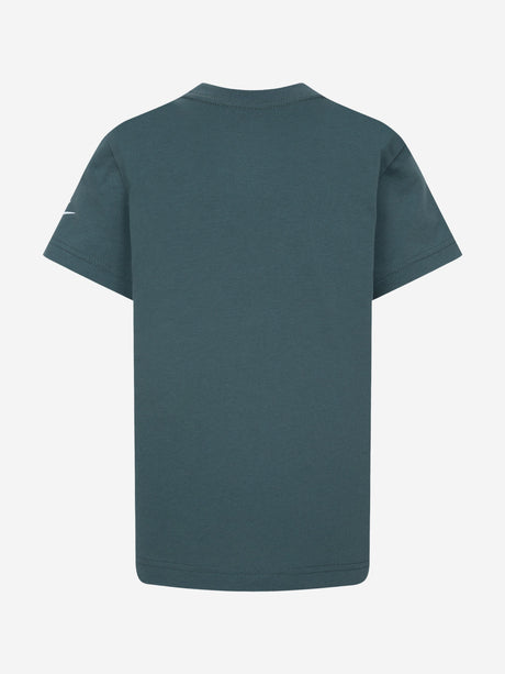 Nike Boys Futura Metallic T-Shirt in Green