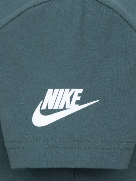 Nike Boys Futura Metallic T-Shirt in Green