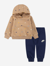 Nike Kids NSW AOP Fleece Tracksuit in Multicolour