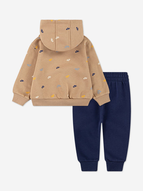 Nike Kids NSW AOP Fleece Tracksuit in Multicolour