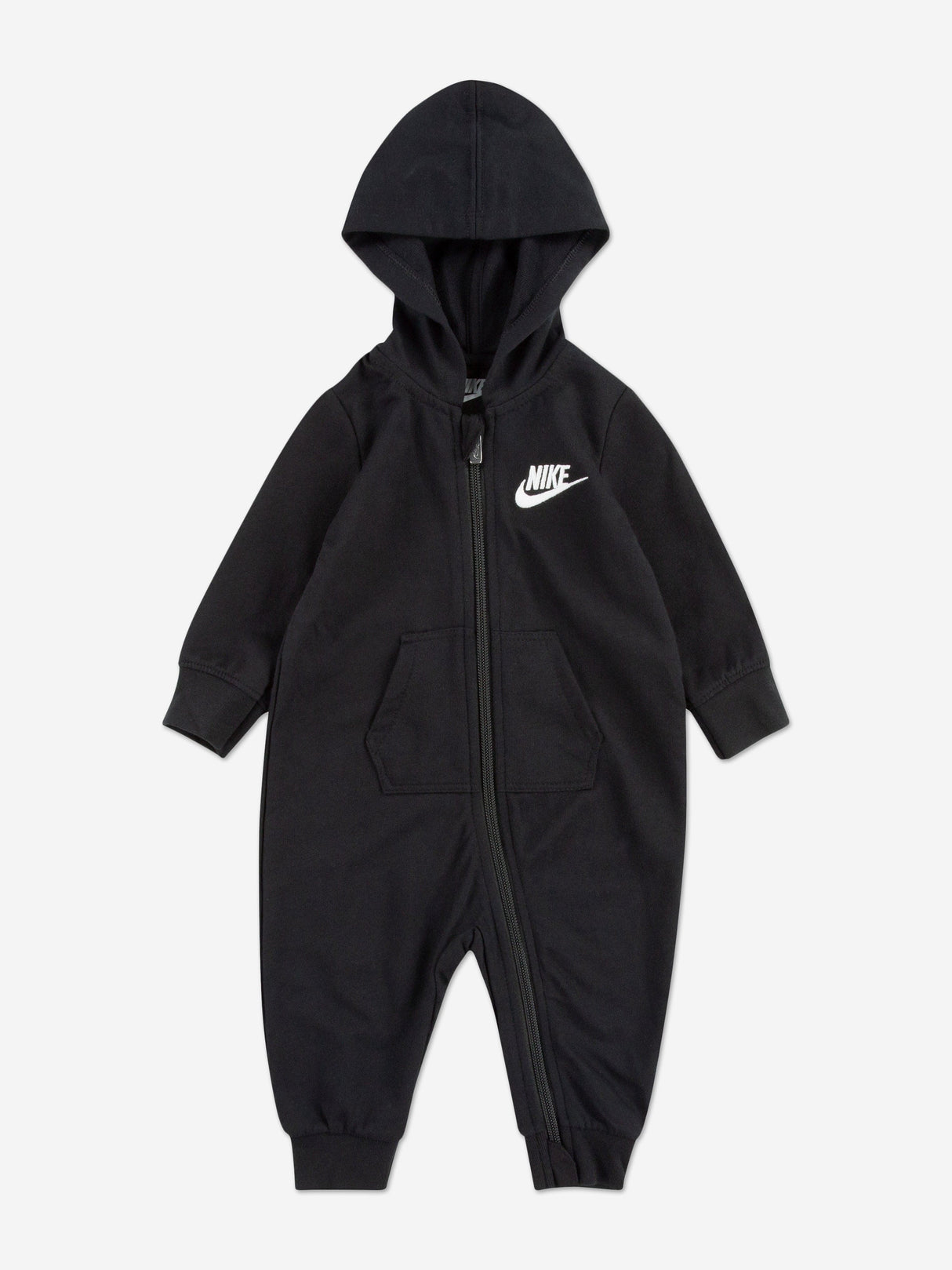 Nike Baby French Terry Coverall in Black