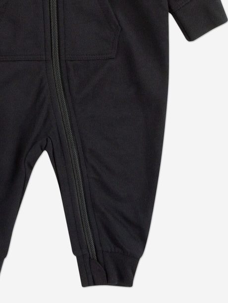Nike Baby French Terry Coverall in Black