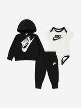 Nike Baby Sustainable 3 Piece Tracksuit Set in Black