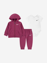 Nike Baby Girls 3 Piece Tracksuit Set in Pink