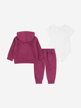 Nike Baby Girls 3 Piece Tracksuit Set in Pink