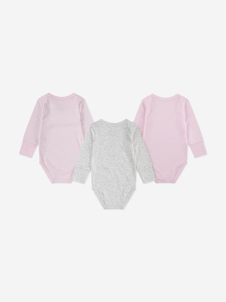 Nike Baby Essentials 3 Pack Bodysuit Set in Pink