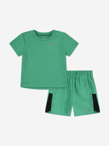 Nike Boys Miller Challenge DF Short Set in Green