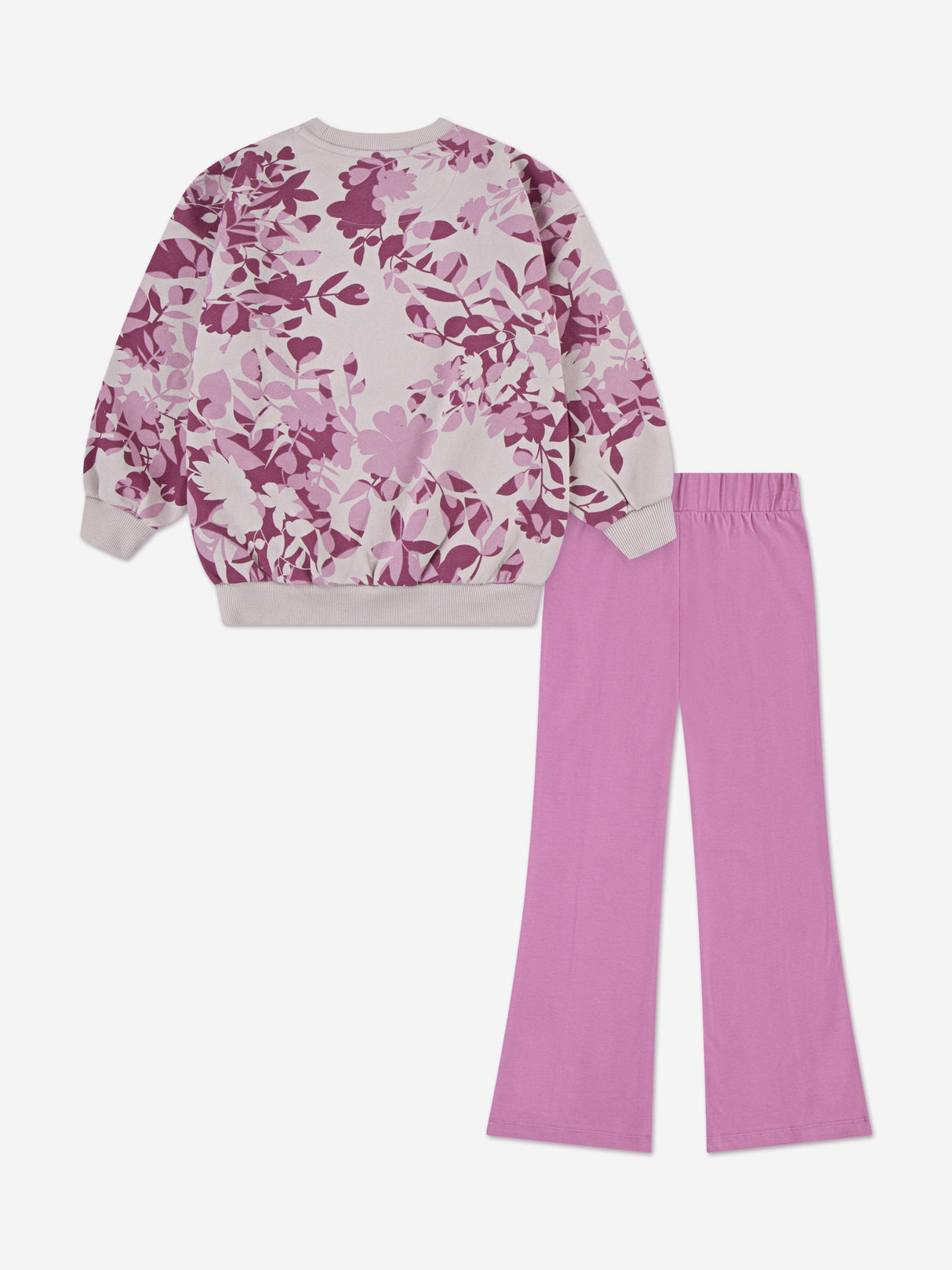 Nike Girls Floral Camo Legging Set in Pink