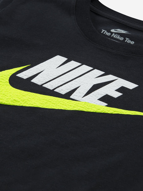 Nike Kids Club Family Knit T-Shirt in Black