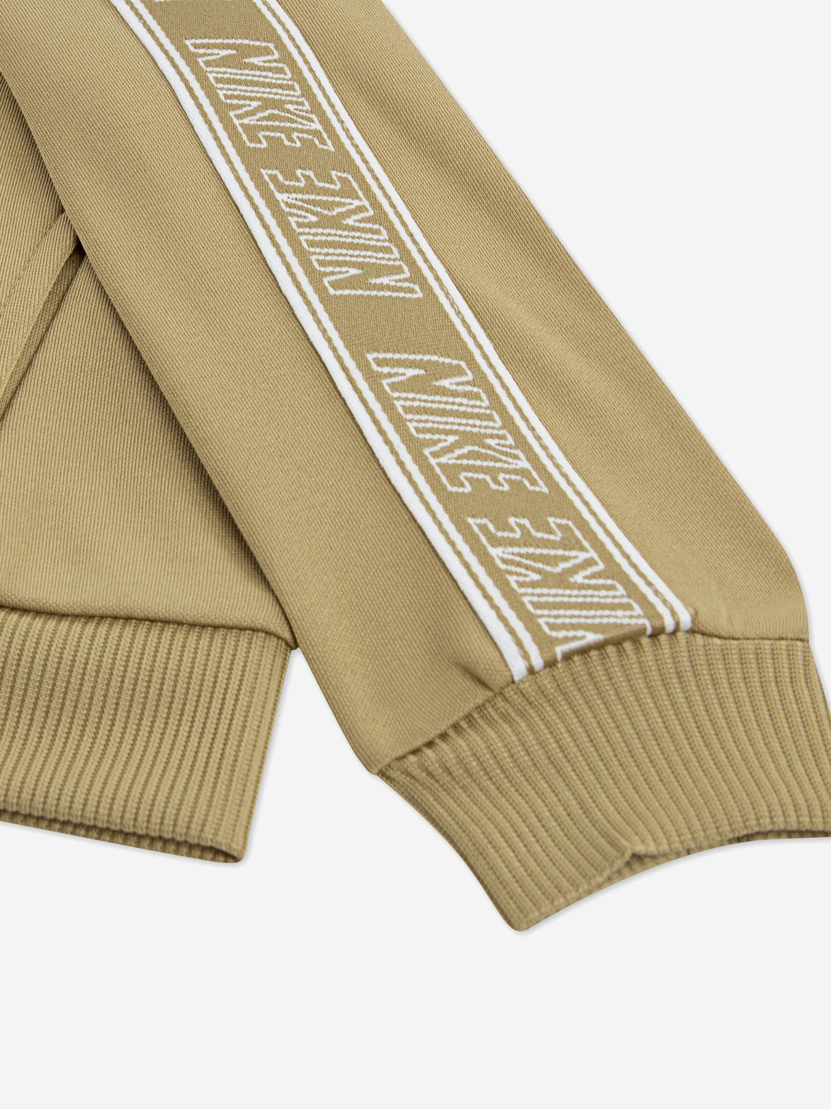 Nike Kids Hooded FZ Propus Taping Tracksuit in Beige