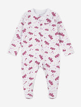 Nike Baby Girls Play For All AOP Babygrow in White