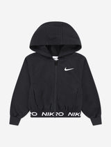 Nike Girls NP Essentials Zip Up Top in Black