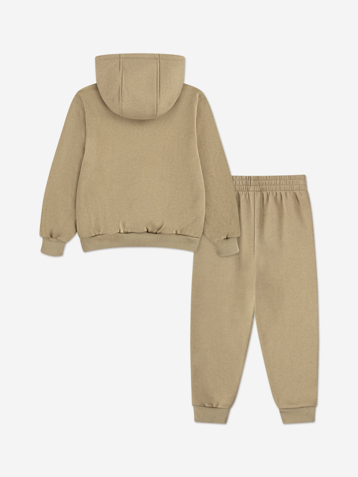 Nike Boys NSW Fleece Tracksuit in Beige