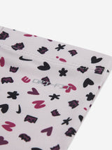 Nike Girls Essentials AOP Trouser Set in Purple