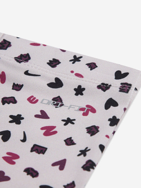 Nike Girls Essentials AOP Trouser Set in Purple