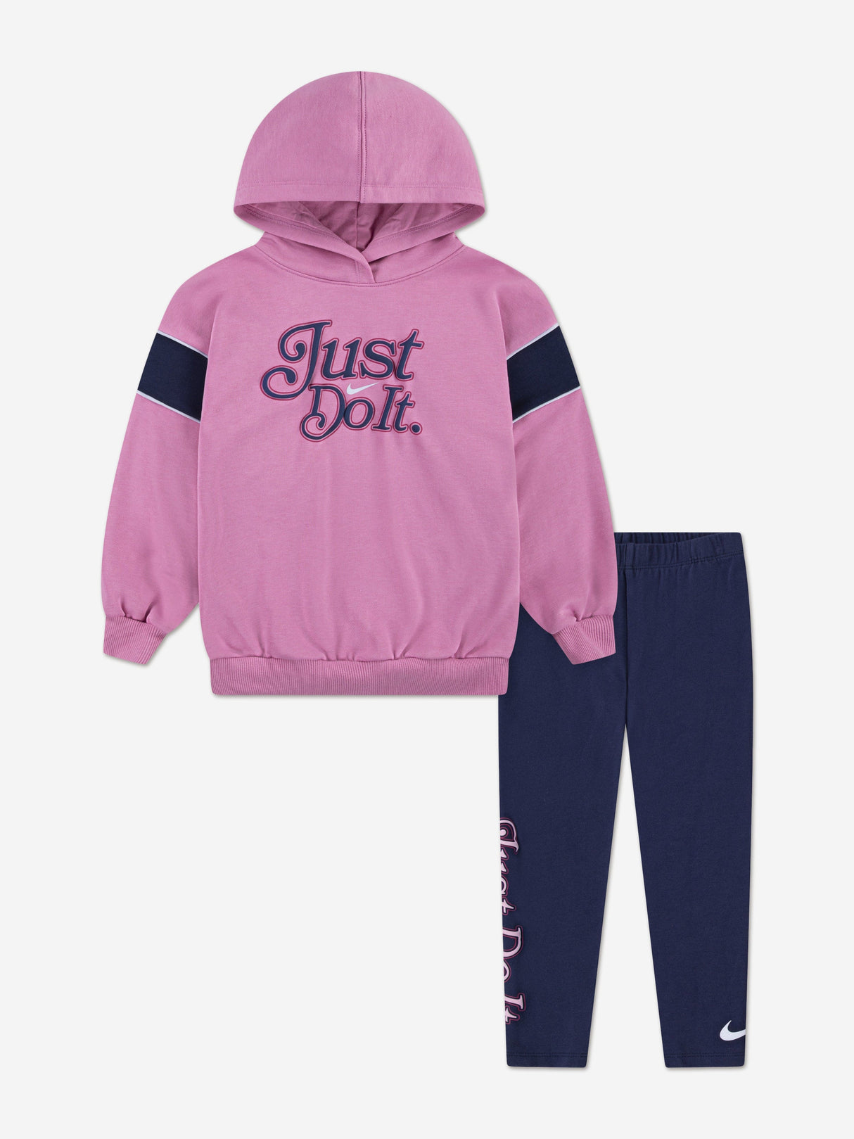 Nike Girls Varsity Prep Legging Set in Pink