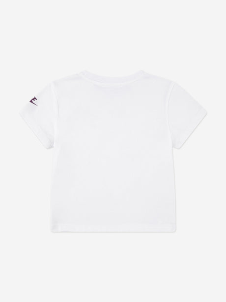 Nike Girls New Animal Print Futura T-Shirt in White