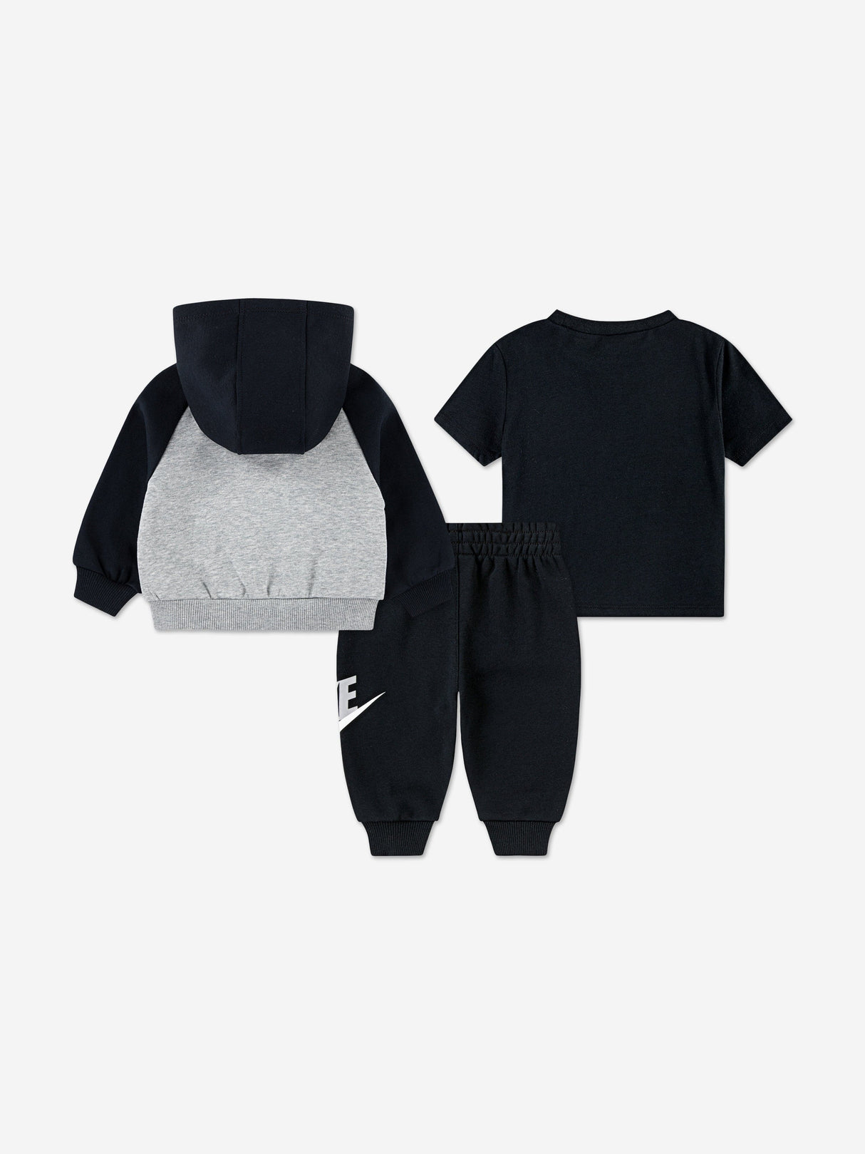 Nike Kids Colourblock HBR Tracksuit in Black