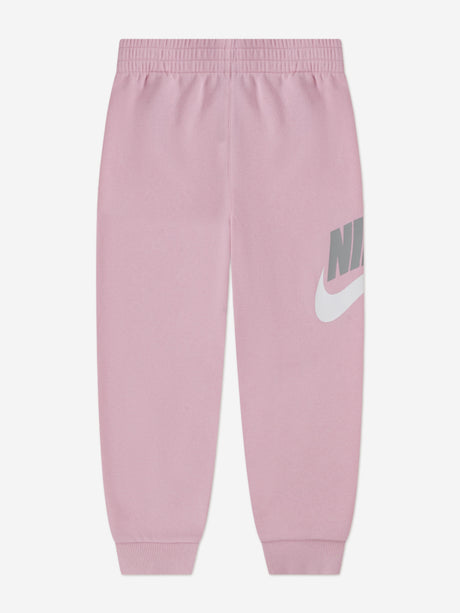 Nike Girls Colourblock HBR Tracksuit in Pink