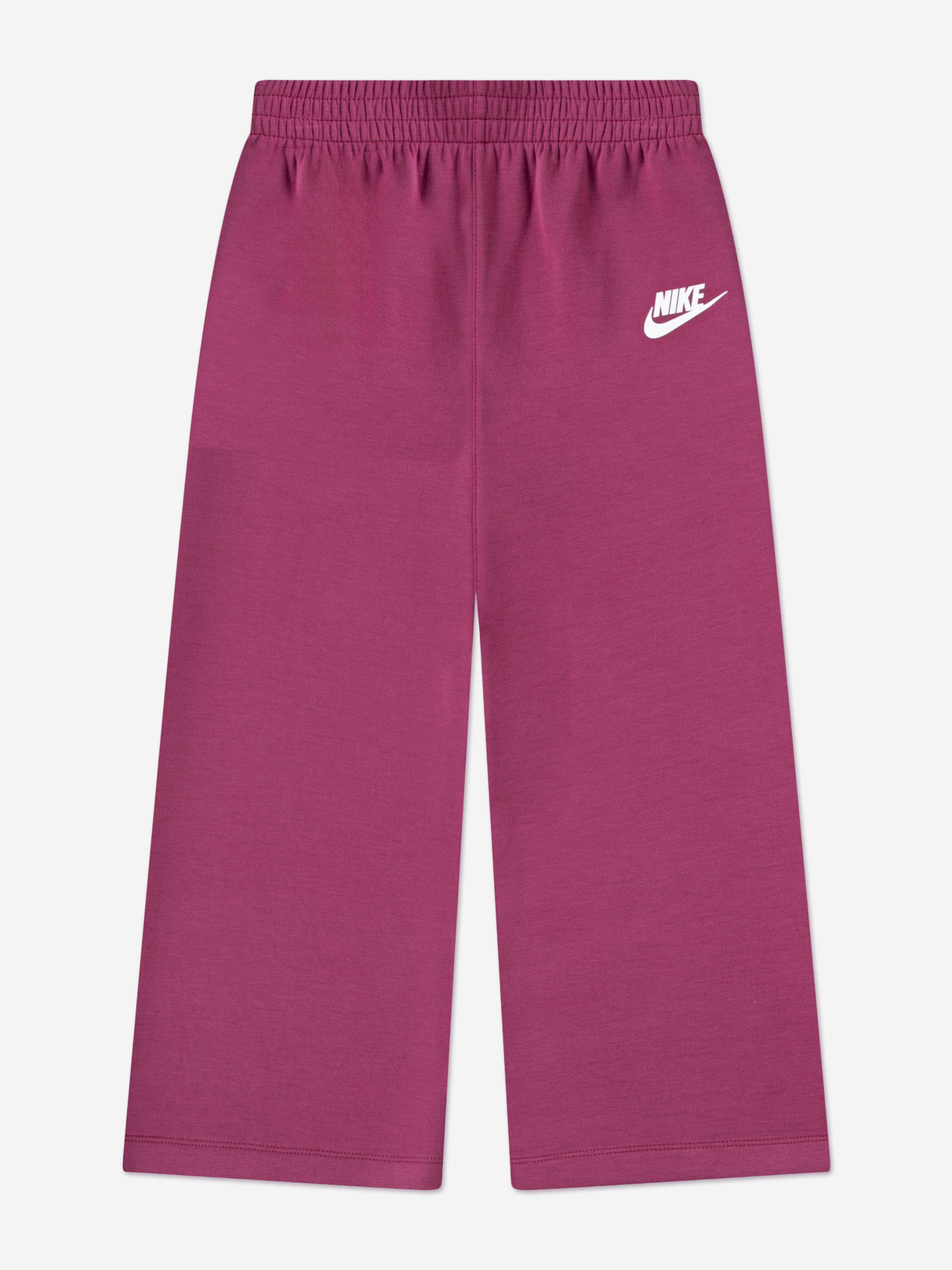 Nike Girls Crew Wide Leg Tracksuit in Pink