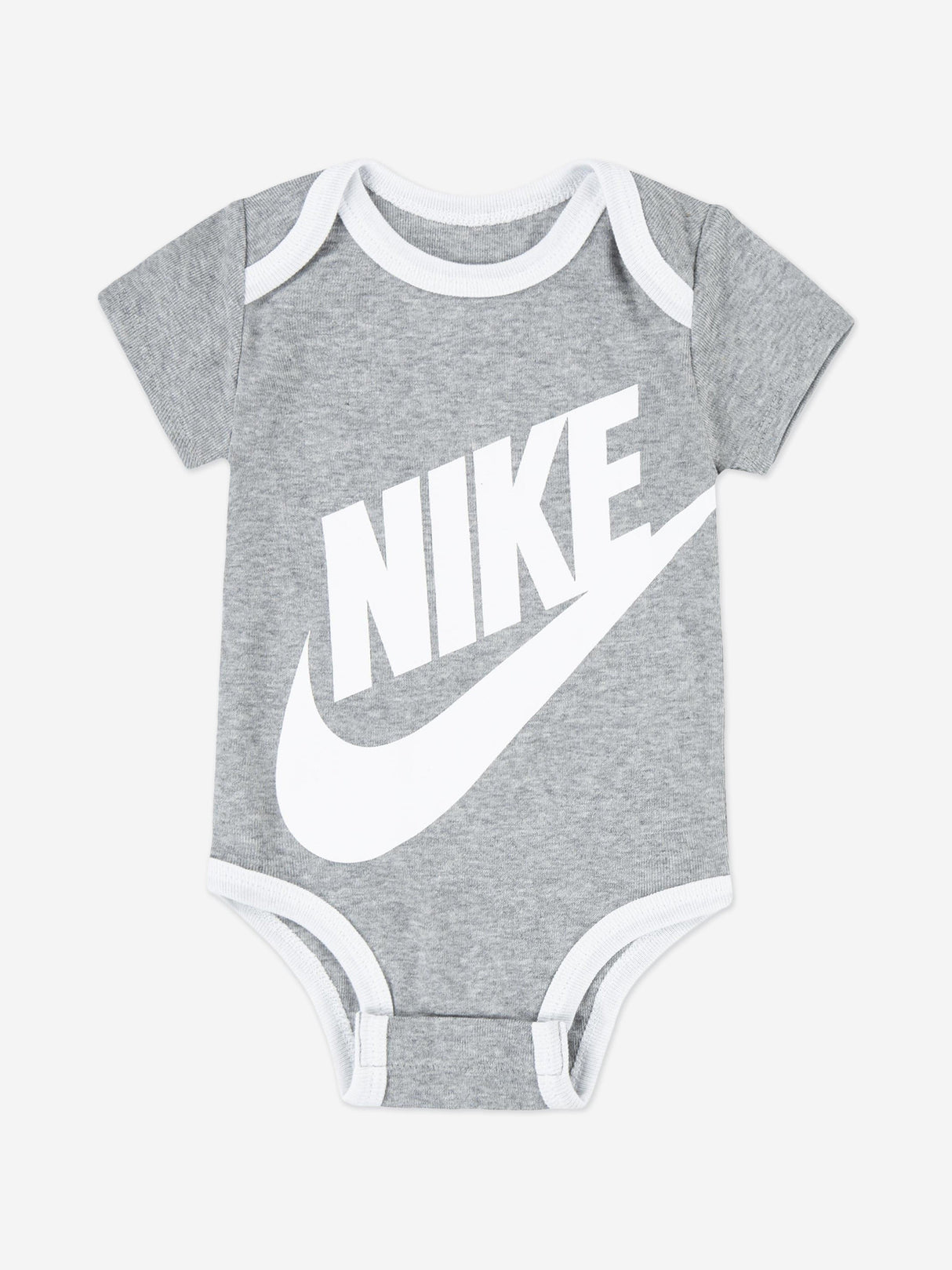 Nike Baby Boys Futura Logo Box Bodysuit Set in Grey