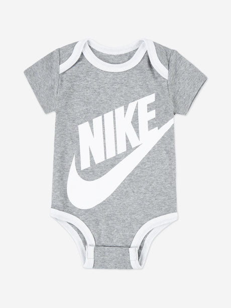 Nike Baby Boys Futura Logo Box Bodysuit Set in Grey