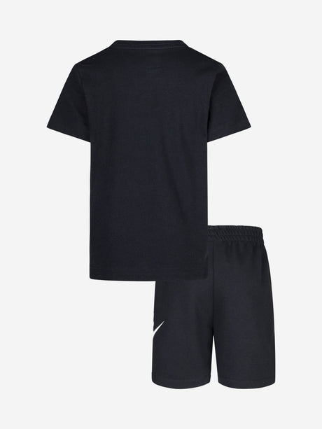 Nike Kids Club T-Shirt and Shorts Set in Black