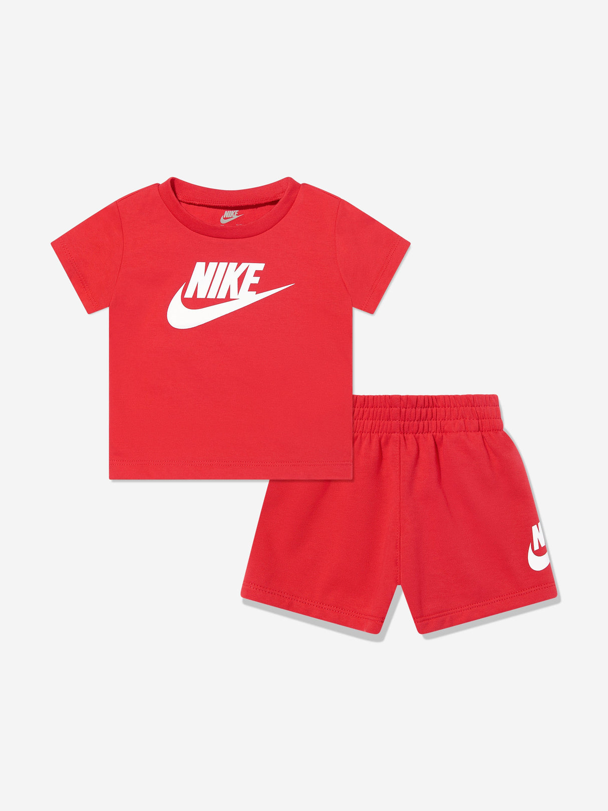 Nike Kids Club T-Shirt and Shorts Set in Red