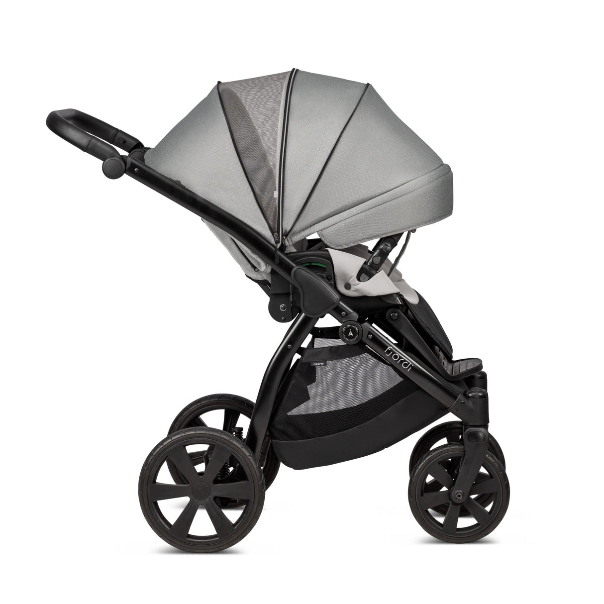 Noordi Fjordi V1 3in1 with Joie i-Snug 2 Car Seat, Grey
