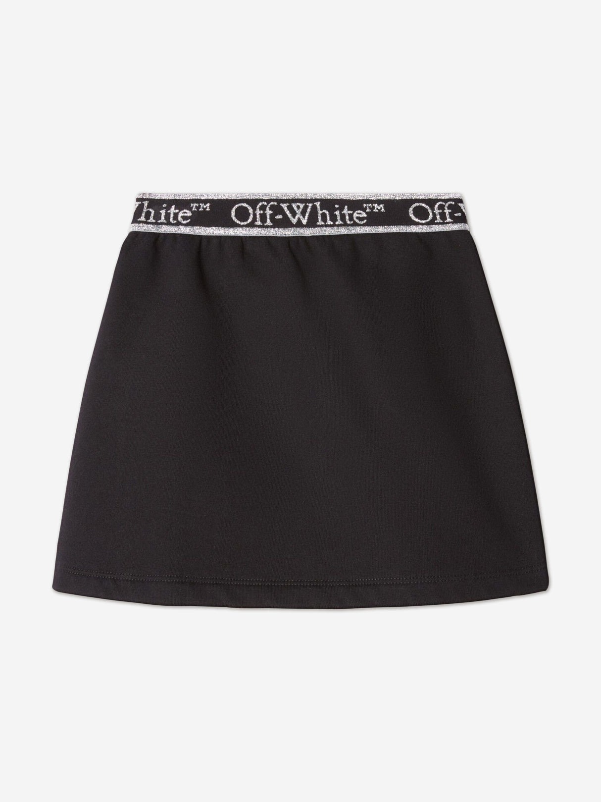 Off-White Girls Bookish Logoband Skirt in Black