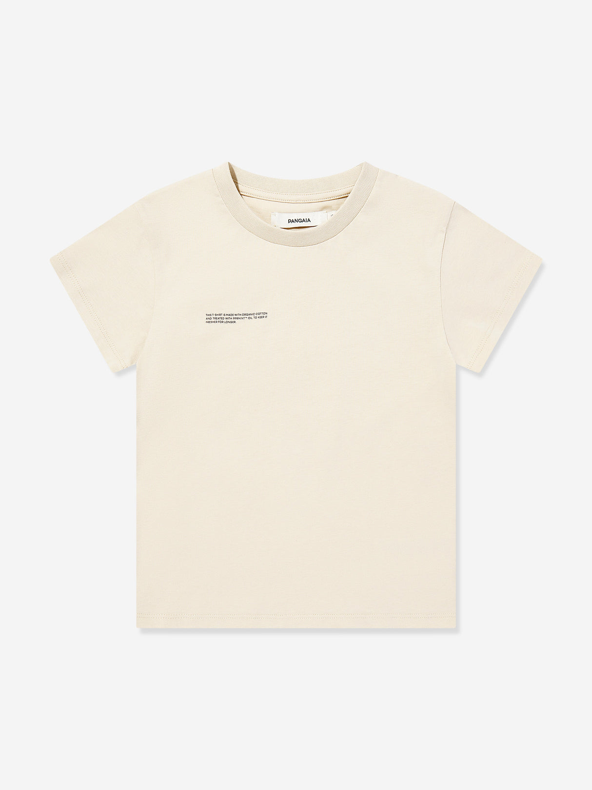 PANGAIA Kids 365 Midweight T-Shirt in Beige