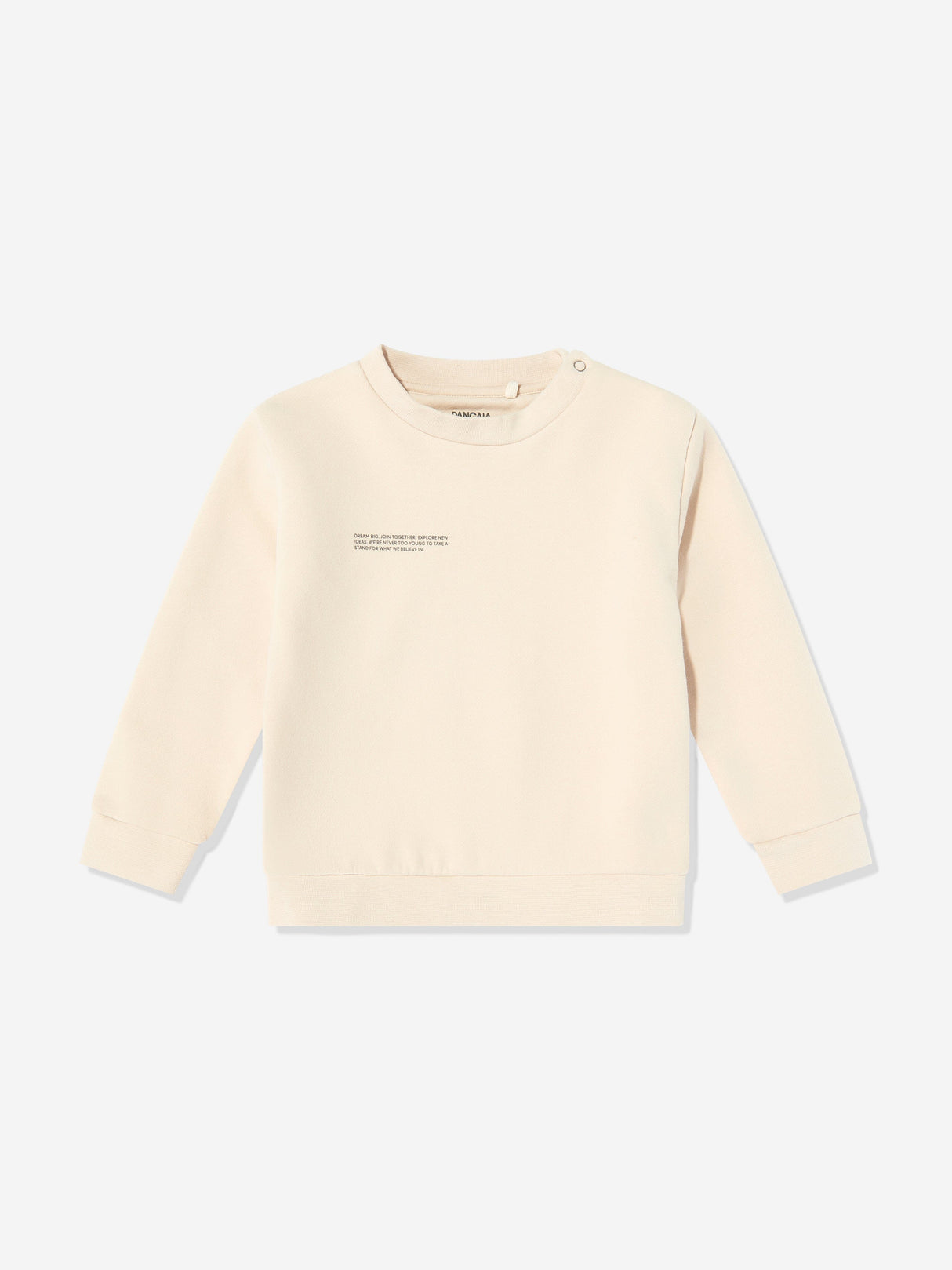 PANGAIA Baby 365 Midweight Sweatshirt in Beige