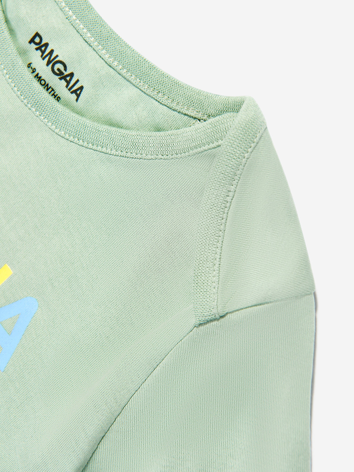 PANGAIA Baby 365 Lightweight Graphic T-Shirt in Green
