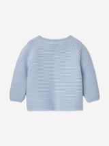 Paz Rodriguez Baby Boys Knitted Cardigan in Blue