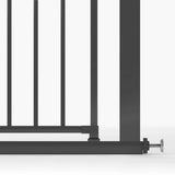 Venture Q-Fix 110cm Extra Tall Pressure Fit Baby & Pet Safety Gate - 73-80cm - Black