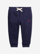 Ralph Lauren Baby Boys Fleece Joggers in Navy