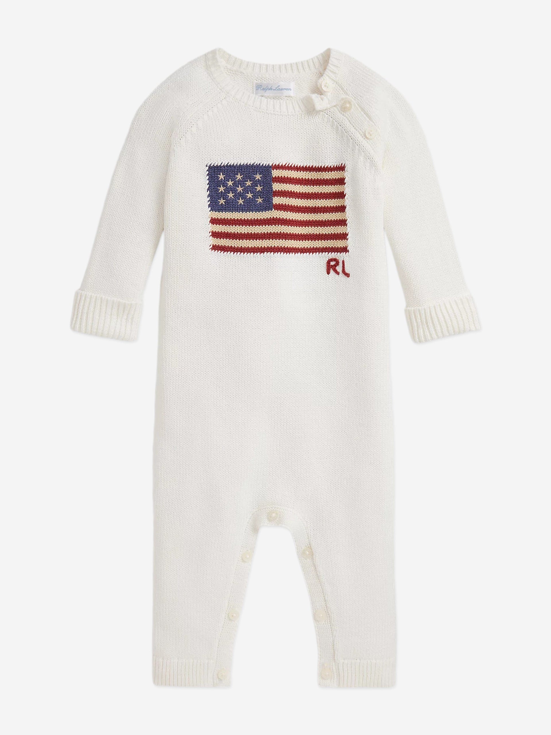 Cotton Flag Romper
