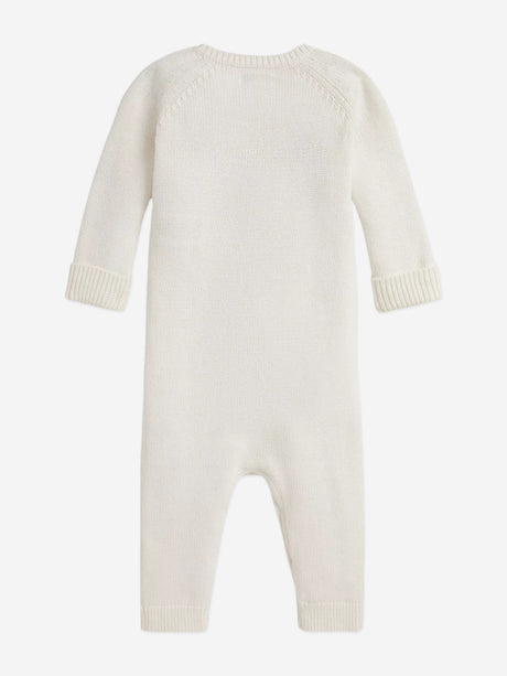 Ralph Lauren Baby Boys Cotton Flag Romper in Ivory