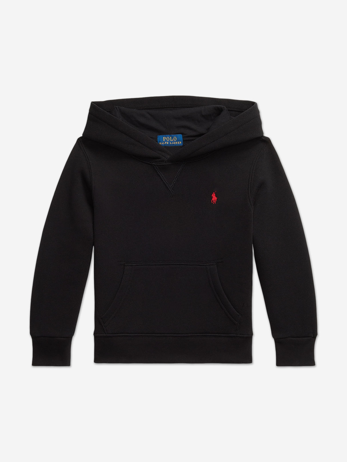 Ralph Lauren Boys Logo Hoodie in Black