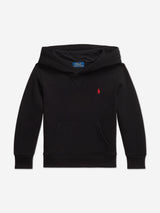Ralph Lauren Boys Logo Hoodie in Black
