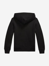 Ralph Lauren Boys Logo Hoodie in Black