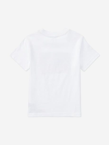 Ralph Lauren Boys Jersey Flag T-Shirt in White
