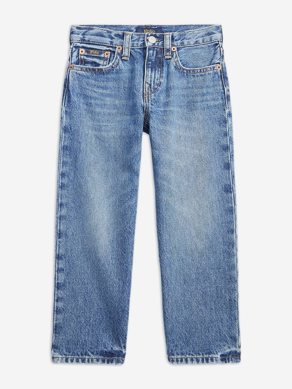 Ralph Lauren Boys Lynwood Relaxed Jeans in Blue