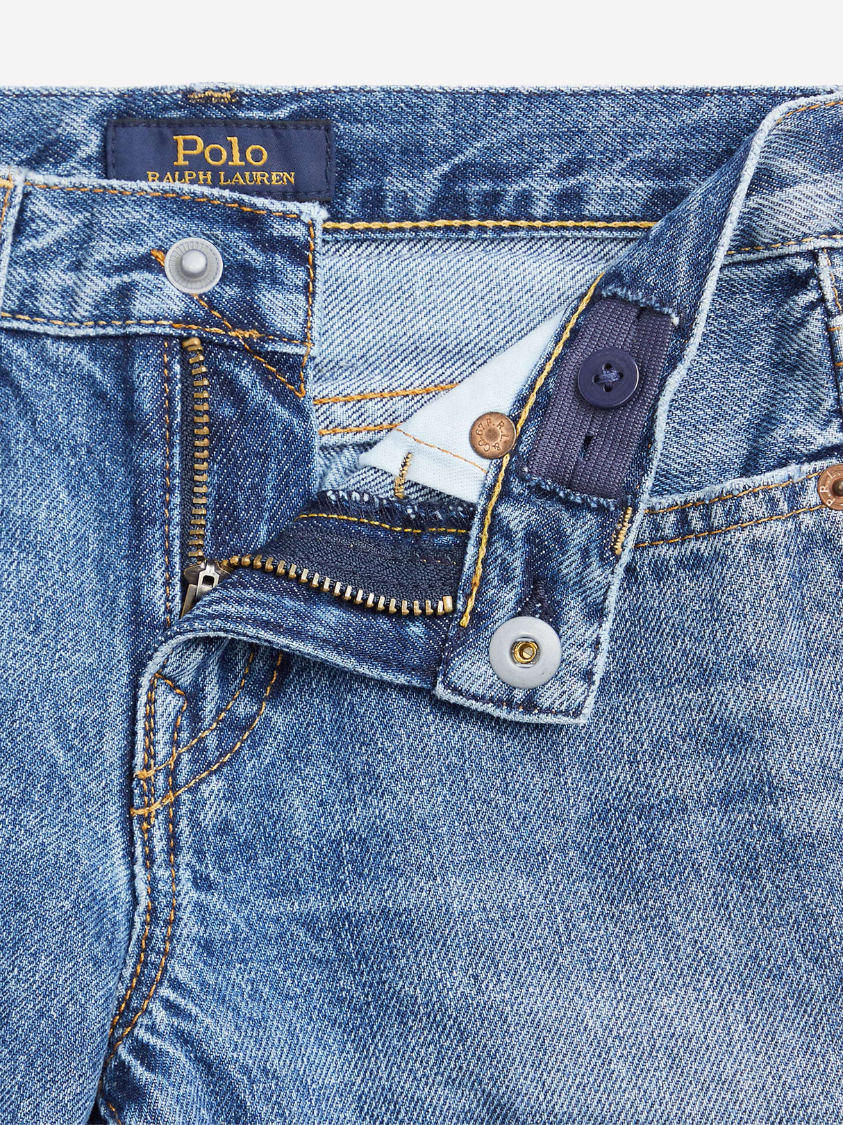 Ralph Lauren Boys Lynwood Relaxed Jeans in Blue