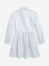 Ralph Lauren Girls Classic Oxford Shirt Dress in Blue