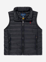 Ralph Lauren Boys Colden Packable Gilet in Black