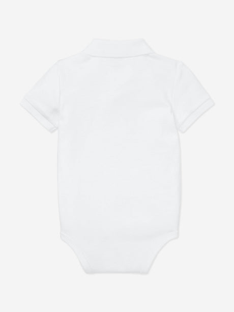 Ralph Lauren Baby Boys Logo Bodysuit in White