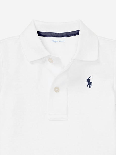 Ralph Lauren Baby Boys Logo Bodysuit in White