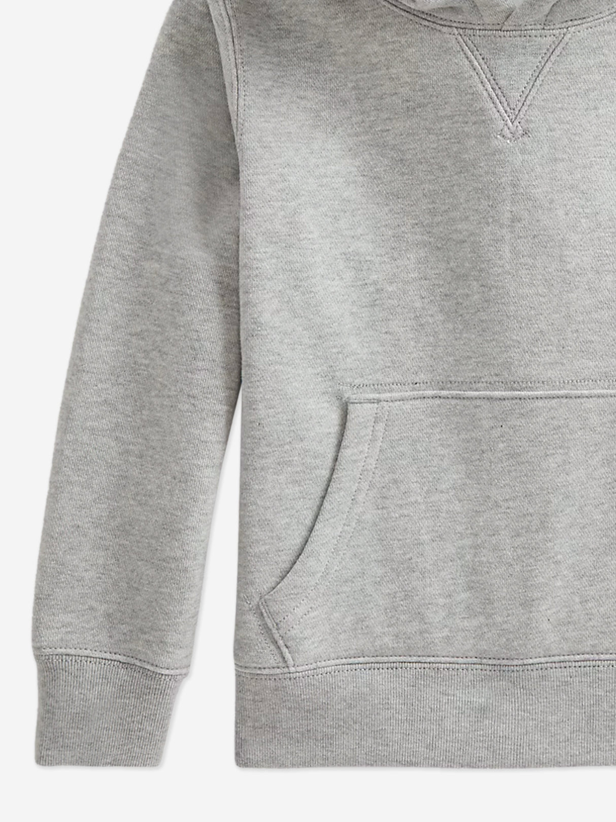 Ralph Lauren Boys Logo Hoodie in Grey